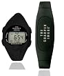 Sharper Image 08045 Women's Heart Rate Monitor Watch - Black