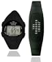 Sharper Image 08045 Women's Heart Rate Monitor Watch - Black