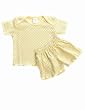 Organic Cotton Shorts & Top Set (Yellow/Green)