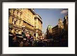 Busy Street, Vienna, Austria Collections Framed Photographic Poster Print by Jon Davison, 29x21