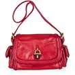 Marc by Marc Jacobs Bombay Flap Shoulder Handbag Bag Purse Ruby Red