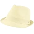 Linen Viscose Summer Cool Fedora Trilby Hat Natural L/XL