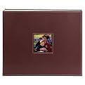 Leather D-Ring Album 12"X12"-Brown