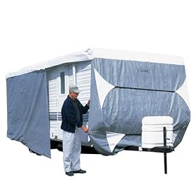Classic Accessories 73263 PolyPro III Deluxe Travel Trailer Cover, Fits 20' - 22'