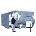 Classic Accessories 73263 PolyPro III Deluxe Travel Trailer Cover, Fits 20' - 22'