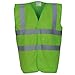 Yoko Hi Vis 2 Band And Braces Waistcoat - 26 Colours/Sml - 5XL