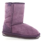 Emu Stinger Lo Purple Sheepskin Leather Damen Boots Size 39 EU