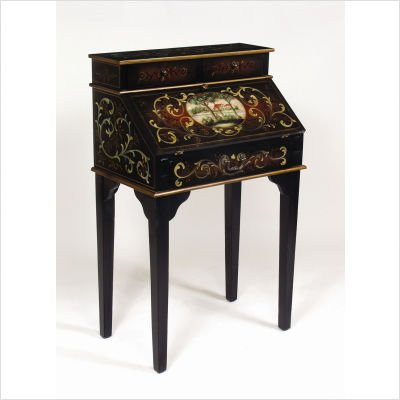Desk in BlackRed