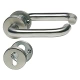 Produkt-Bild: Basi-Saturn 7306-0208 Zimmert&uuml;rgarnitur Edelstahl U-Form PZ  ZB 3100