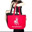 ShimmyShimmy Canvas Zipper Tote Bag