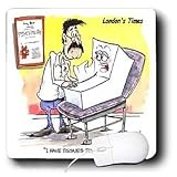 Londons Times Funny Music Cartoons - Kleenex In Therapy -Tissues To Work Out- - Mouse Pads
