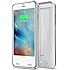 iPhone 6S Battery Case - iPhone 6 Battery Case, Trianium Atomic S iPhone 6 6S Portable Charger Charging Case [White/Silver][Lifetime Warranty] - 3100mAh Battery Pack Juice Bank [MFI Apple Certified]