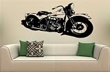 HOG Chopper OLD School Harley Wall Mural Vinyl Decal Sticker Moto Bike 1940 S6191