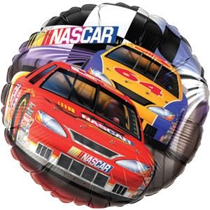 18" Nascar Mylar Foil Balloon - Pack of 5