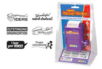 Educational Insights Recognizing Good Writing Traits (Super 6 Stamp Station)