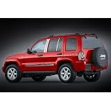2002-07 Jeep Liberty Chrome Tail Light Covers by SES Trims