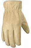 Wells Lemont 1130XX Grain Cowhide Leather Work Gloves with Reinforced Suede Palm Patch, Double Extra Large