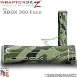 Camouflage Green Skin by WraptorSkinz TM fits Original XBOX 360 Factory Faceplates