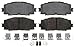 Raybestos PGD1184C Professional Grade Ceramic Disc Brake Pad Set