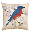 Blue Bird Indoor/Outdoor Weather Resistant Fabric Pillows (Set of two 20 inch)