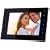NIX Designer Series Cordless 7 inch Digital Photo Frame, Internal Rechargeable Battery, Genuine High Resolution, 2GB Internal Memory, Auto Rotate Sensor, 'Blue Lite' Touch Sensitive Controls - TS07E