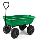 Tricam GOR209-W 600-Pound Capacity Gorilla Carts Dumping Cart, Green