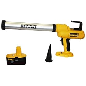 Click here to buy DEWALT DC547K Heavy-Duty 18 Volt - 600ml Adhesive and Caulk Gun by DeWALT.