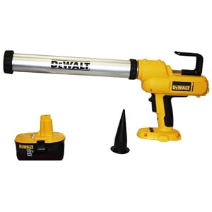 DEWALT DC547K Heavy-Duty 18 Volt - 600ml Adhesive and Caulk Gun by DeWALT