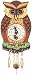 Black Forest One Day Owl Clock with Moving Eyes - 201