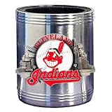 Cleveland Indians Stainless Steel Can Cooler - MLB Baseball Fan Shop Sports Team Merchandise