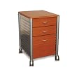 Filing Cabinet in Medium Cherry Finish By Leda Home Furnishing