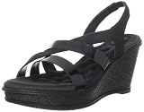 Softwalk Women's San Pablo Wedge Sandal,Black,8.5 M US