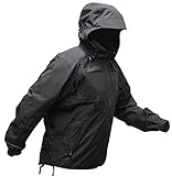 Vertx Men's Integrity Waterproof Shell Jacket, Black, Large/Regular