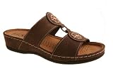 Signora Comfort, Damen Pantolette, dunkelbraun, RENO Art. 14002