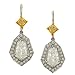 Kite Shaped ER w/ FY Princess/Pave Diamonds 1.52cttw