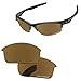PapaViva Replacement Lenses for Oakley Bottle Rocket Bronze Golden - Polarized