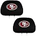 Headrest Seat Cover - NFL Football - San Francisco 49ers - Pair
