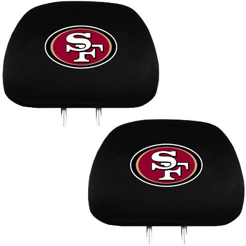 Headrest Seat Cover - NFL Football - San Francisco 49ers - Pair