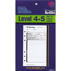 SSI Logbucheinlagen LEVEL 4 bis 5 SSI Dive Log Refills