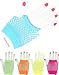 All Products : Blue Glam Rock Fishnet Fingerless Costume Half Gloves