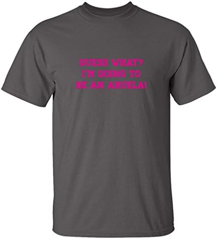 So Relative! I'm Going To Be An Abuela Adult T-Shirt (Charcoal, XL)