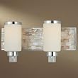 Minka Cashelma 2 Light Chrome/Shell Bath Vanity 3242-77