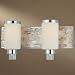 Minka Cashelma 2 Light Chrome/Shell Bath Vanity 3242-77