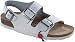 Birkenstock back strap Milano from Birko-Flor in White with a narrow insole