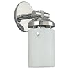 Sea Gull Lighting 41044-05 Bliss One-Light Vanity, Chrome Finish with Cased Opal Etched Glass