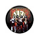 14" Kiss Love Gun Glass Clock