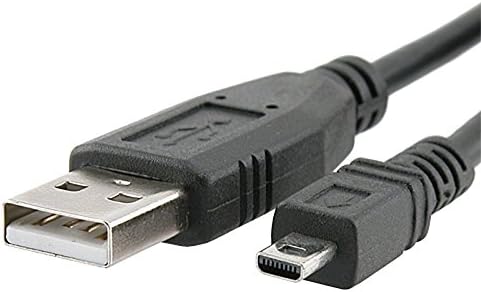 USB Cable / Cord Micro B 8 pin For Digitial camera, MP3 players, PDA's and MORE! Olympus, Pansonic, Vivitar, Nikon (UC-E6 size), Konica, Fuji, Pentax (I-USB7 size), Sony, Sanyo, Epson & MORE!