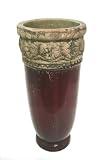 Glazed/Sone Tall Vase (Pottery)