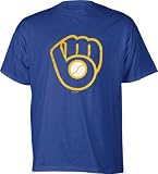 Milwaukee Brewers Cooperstown Throwback Official Logo T-Shirt