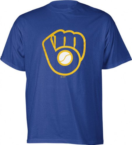 Milwaukee Brewers Cooperstown Throwback Official Logo T-Shirt